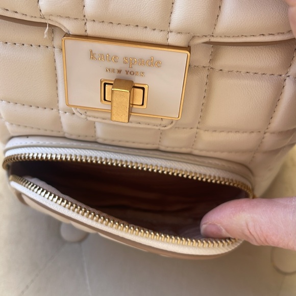 Kate Spade “Evelyn” quilted leather small  backpack NWT - Picture 8 of 14
